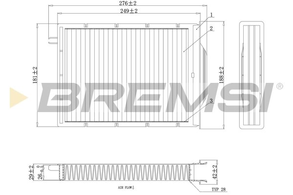 BREMSI FC0980C