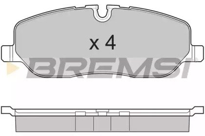 BREMSI BP3206