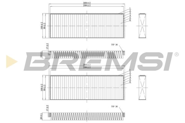 BREMSI FC0851A