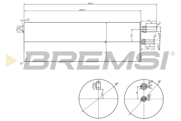 BREMSI FE0821