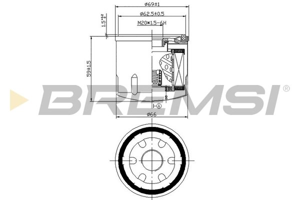 BREMSI FL0028