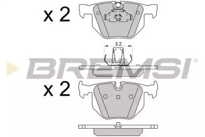 BREMSI BP3509