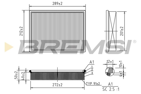 BREMSI FA2046