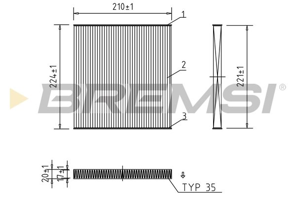 BREMSI FC0445