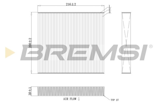 BREMSI FC0855C