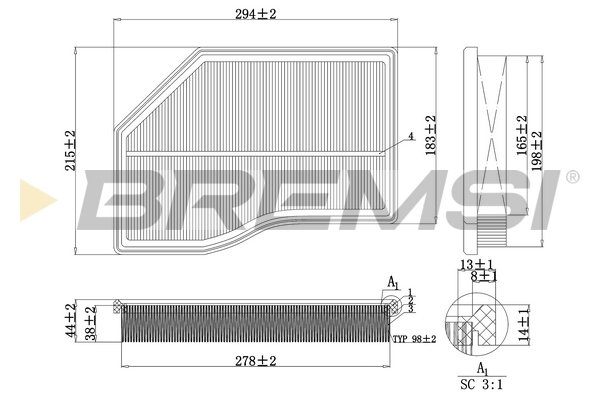 BREMSI FA0118