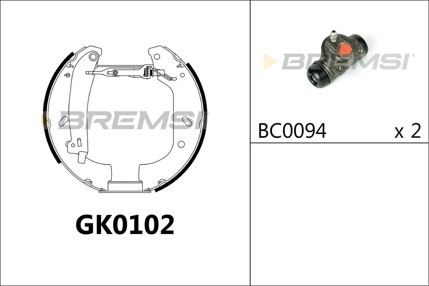 BREMSI GK0102
