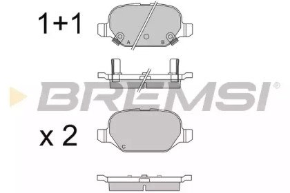 BREMSI BP3550