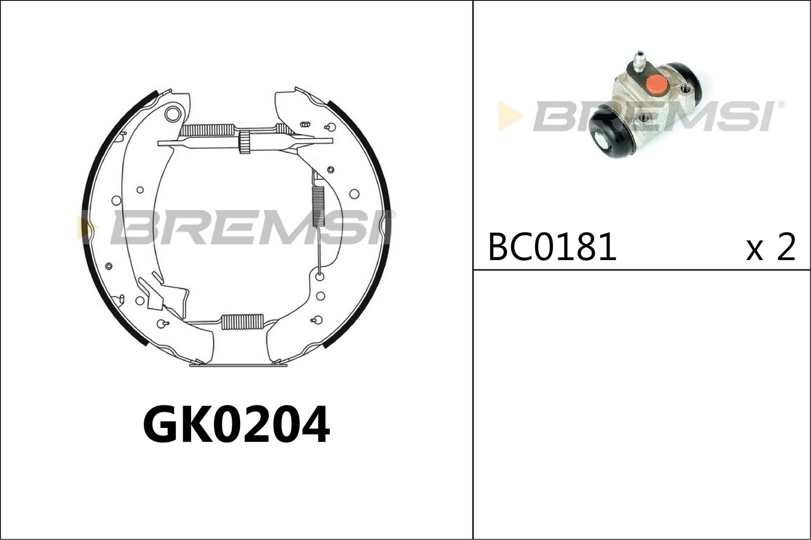 BREMSI GK0204