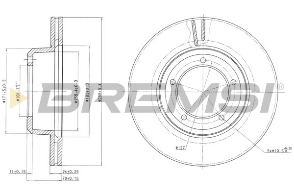 BREMSI CD6262V