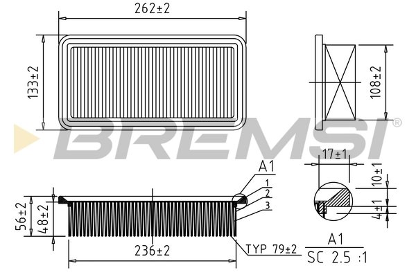 BREMSI FA1204