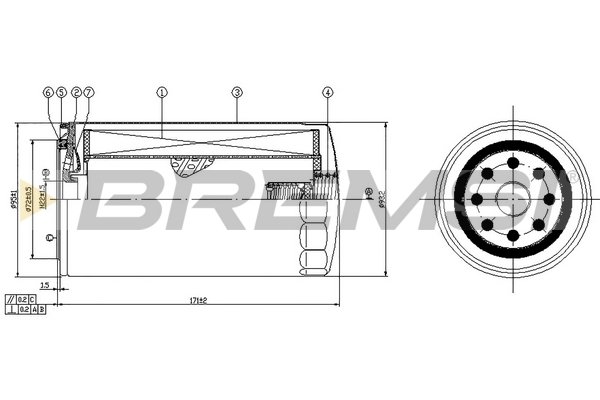 BREMSI FL0758