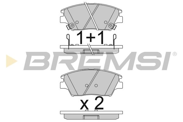 BREMSI BP3837