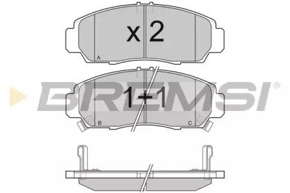 BREMSI BP3083