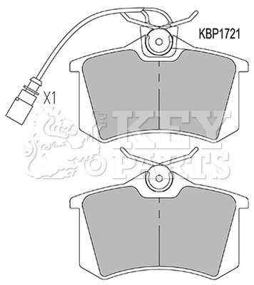 KEY PARTS KBP1721