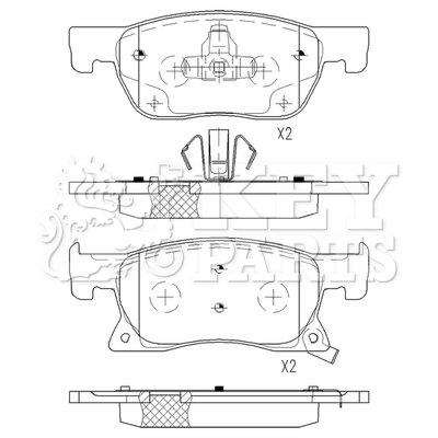 KEY PARTS KBP2567