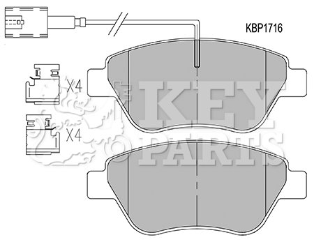 KEY PARTS KBP1716