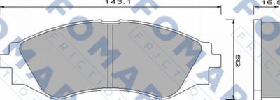 FOMAR Friction FO 649781