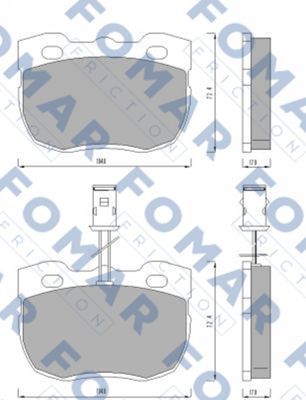 FOMAR Friction FO 487981