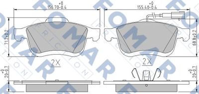 FOMAR Friction FO 250481