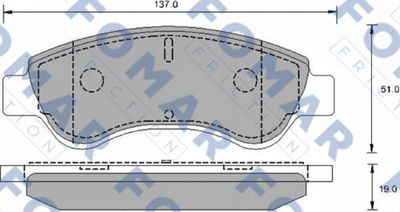 FOMAR Friction FO 906181