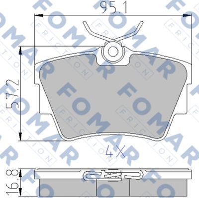 FOMAR Friction FO 920281