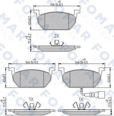 FOMAR Friction FO 264981