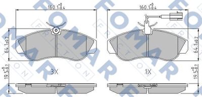 FOMAR Friction FO 909681