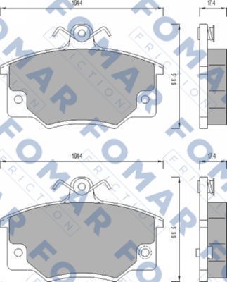 FOMAR Friction FO 437381