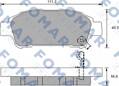 FOMAR Friction FO 907481