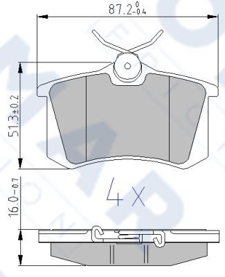 FOMAR Friction FO 605481