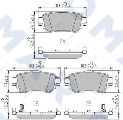 FOMAR Friction FO 266281