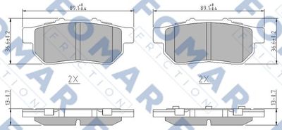 FOMAR Friction FO 902681