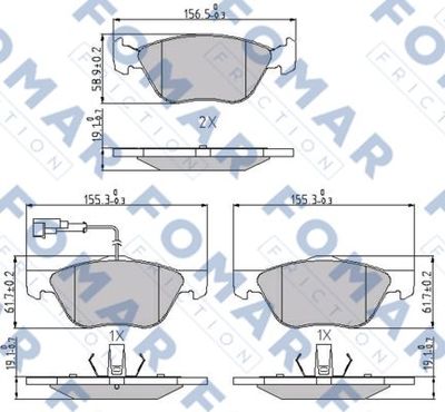 FOMAR Friction FO 688781