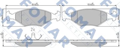 FOMAR Friction FO 632881