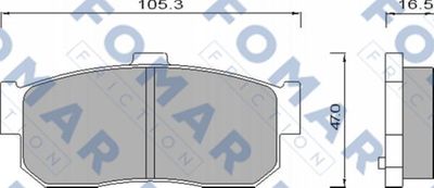 FOMAR Friction FO 488981