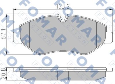 FOMAR Friction FO 921581