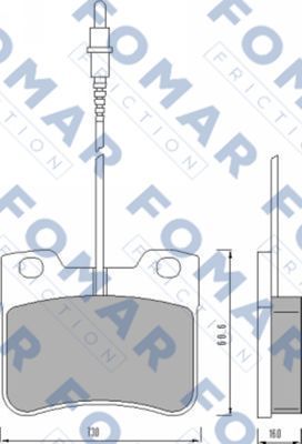 FOMAR Friction FO 472981