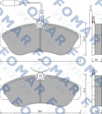 FOMAR Friction FO 629681