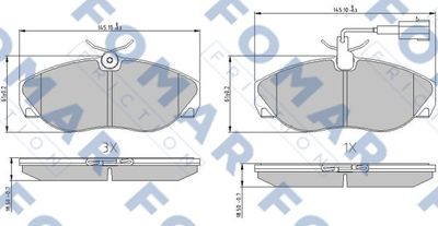 FOMAR Friction FO 909581