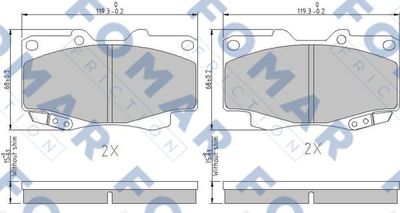 FOMAR Friction FO 932981