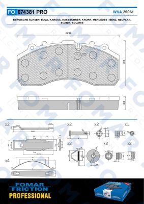 FOMAR Friction FO 674381