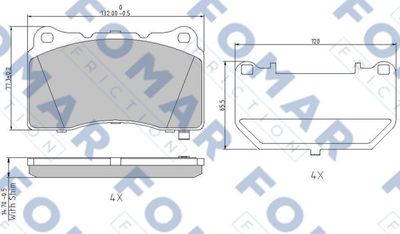 FOMAR Friction FO 996481