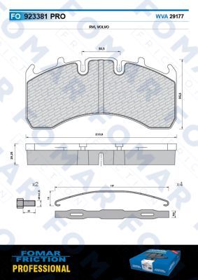 FOMAR Friction FO 923381