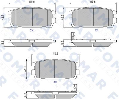 FOMAR Friction FO 858281