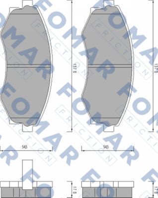 FOMAR Friction FO 448781