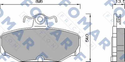 FOMAR Friction FO 468981