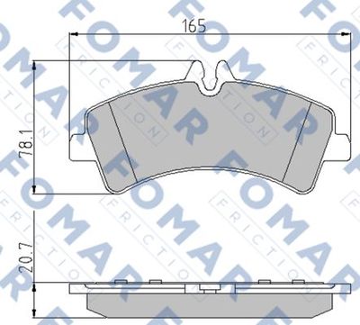 FOMAR Friction FO 923681