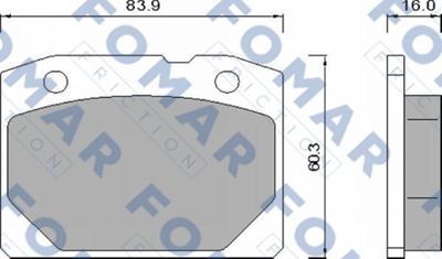 FOMAR Friction FO 465686