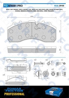 FOMAR Friction FO 674081